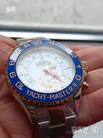 Топ Role 44mm.Yacht Master II GMT bi colour Ceramic дубликат Clone Часовник , снимка 5 - Мъжки - 50011801