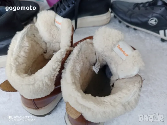 Водоустойчиви, КАТО НОВИ боти SNOW BOOTS TIMBERLAND® оригинал​, 37 - 38, 100% ЕСТЕСТЕСТВЕНА КОЖА, снимка 13 - Други - 49981981