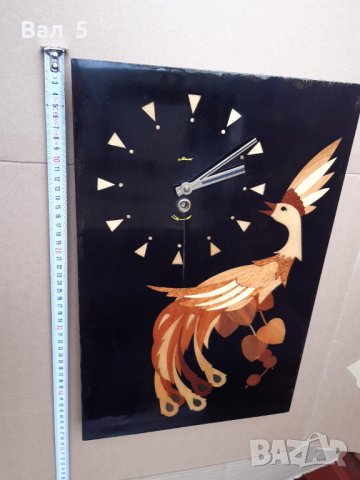 Стенен голям часовник МАЯК - Жар птица . РЯДЪК !!!, снимка 3 - Антикварни и старинни предмети - 42523514
