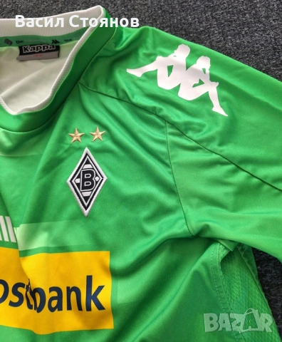 Боруся Мьонхенгладбах / Borussia Monhengladbach Kappa 2017-18 away shirt - за ръст 152см. , снимка 3 - Фен артикули - 54331805