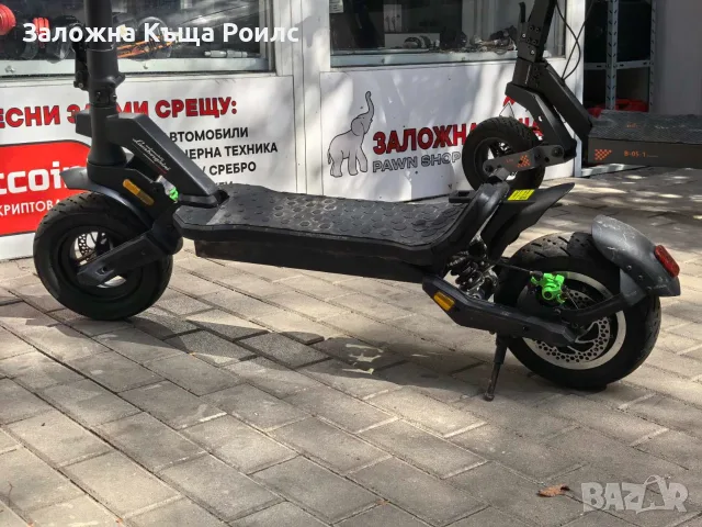 Електрическа тротинетка LAMBORGHINI ALEXT GREEN TS 48V 12.5Ah 500W 11", снимка 3 - Друга електроника - 56198684