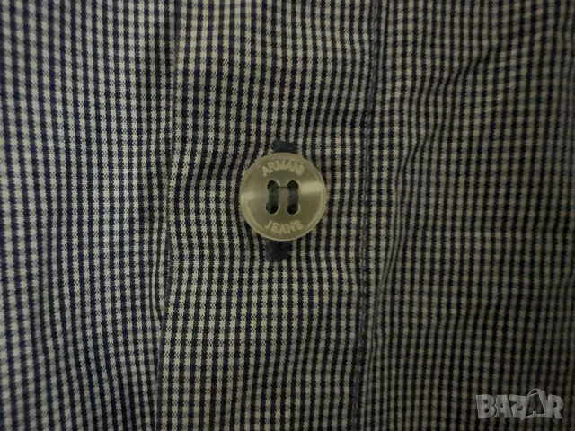 Armani Jeans мъжка риза – оригинална, отлично състояние, снимка 6 - Ризи - 55873490