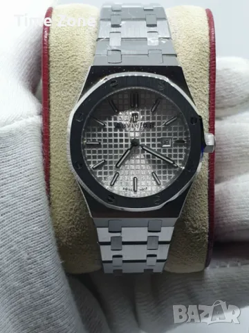 Audemars Piguet Royal Oak 33mm Steel & Rose Gold White Dial Diamond Дамски Различни Варианти, снимка 16 - Дамски - 48183144