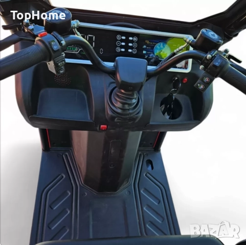 Двуместна триколка MaxMotors с покрив и камера за задно виждане., снимка 6 - Мотоциклети и мототехника - 41286667