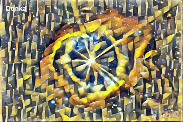 Компютърна живопис в стил КУБИЗЪМ на тема Космос, снимка 1 - Други - 38858631