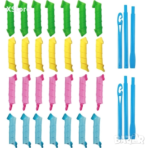 Ролки за вълнообразни къдрици, снимка 3 - Аксесоари за коса - 52590190