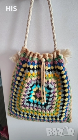 Дамски плетени чанти луксозни, ръчна изработка от качествени прежди, различни модели, снимка 3 - Чанти - 39398104