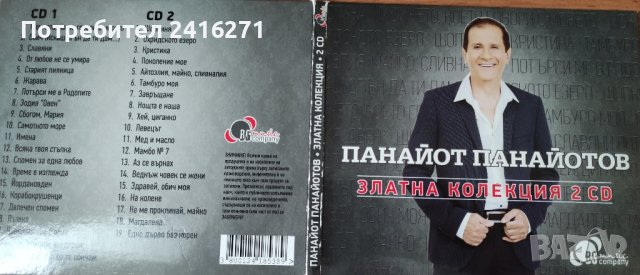 Панайот Панайотов-СД-Най-доброто-1 и 2 част, снимка 2 - CD дискове - 42130722