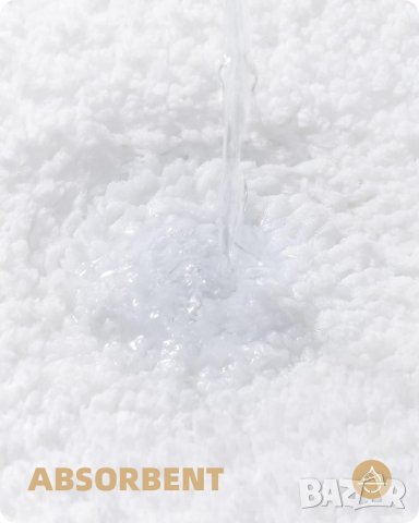 Меко килимче за баня / постелка за баня 50 х 80 см B-UK-WZBXHY-WHITE, снимка 3 - Килими - 42811994