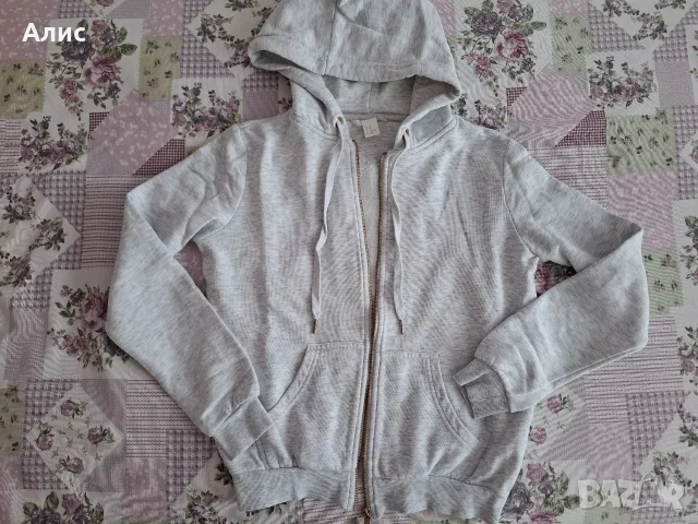 Сив дамски суитшърт H&M