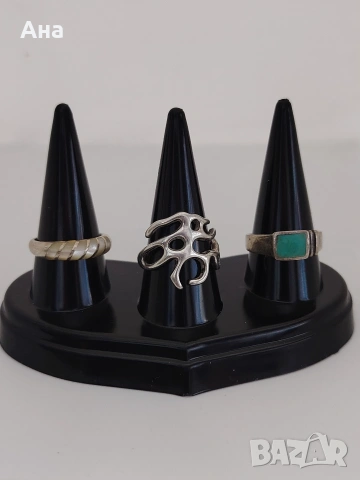 Маркирани сребърни пръстени Цената е за брой, снимка 3 - Пръстени - 53024721