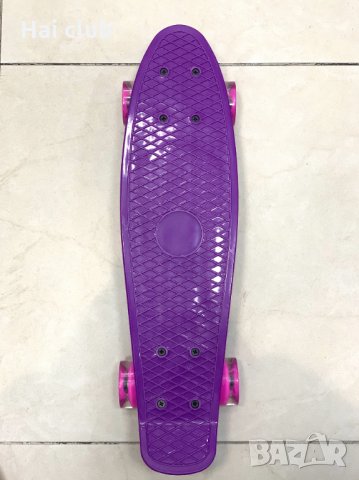 Пениборд скейтборд/penny board /led wheel/Пениборд светещ, снимка 4 - Скейтборд, ховърборд, уейвборд - 30904943