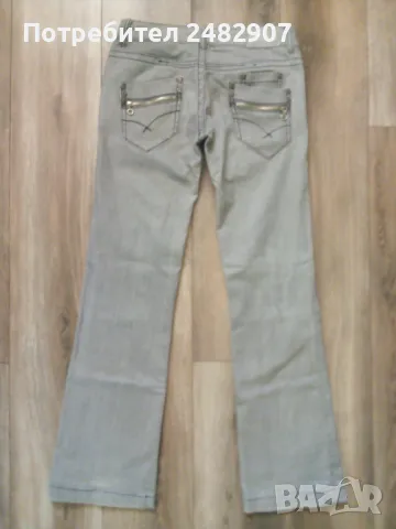 Сиви дамски дънки, снимка 3 - Дънки - 49404943