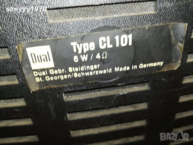 DUAL CL101-MADE IN GERMANY-ВНОС SWISS 2107221226L, снимка 13 - Тонколони - 37456726