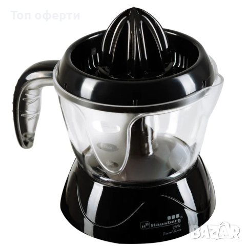 Електрическа сокоизстисквачка Hausberg HB3324, 25 W., Черен