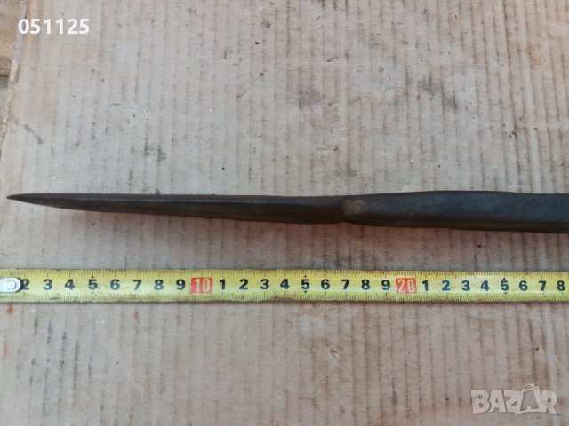 масивен кован сатър, инструмент - възраждане , снимка 9 - Антикварни и старинни предмети - 37348857