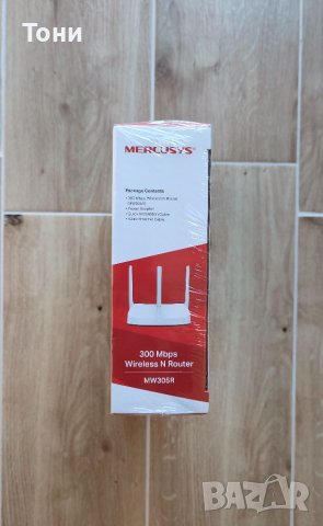 WFI рутер Mercusys 300Mbps / 5 dBi, снимка 6 - Рутери - 40182967