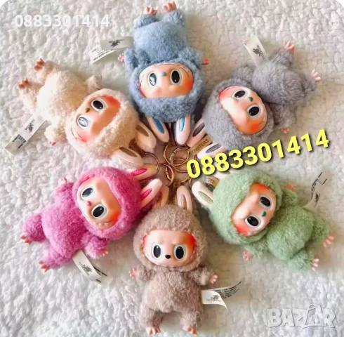 Labubu Избор на цвят Лабубу Ключодържател 17см, снимка 3 - Плюшени играчки - 50819949