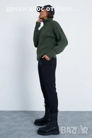 I SAW IT FIRST Оригинален зелен пуловер S   RRP 35 GBP, снимка 3 - Блузи с дълъг ръкав и пуловери - 34176748