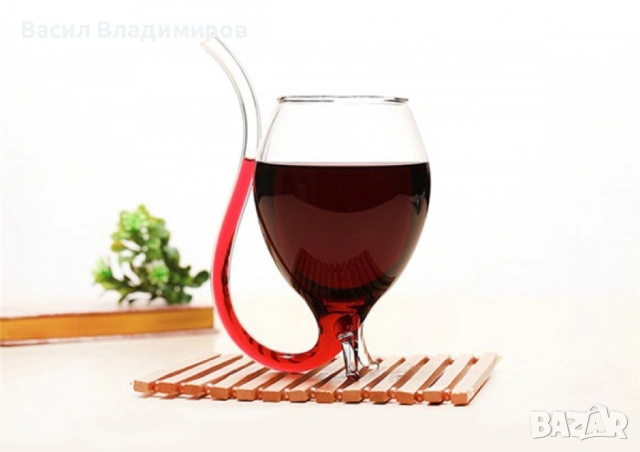 Чаша за Вино - Вампир 300ml боросиликатно стъкло 