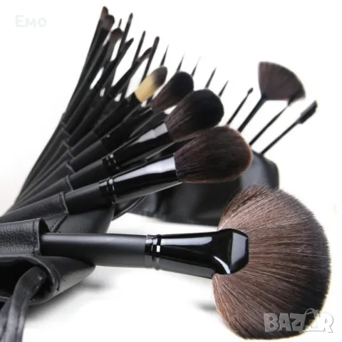 Промоция: Професионале комплект от 24 броя четки за грим в удобна чантичка HZS64, снимка 7 - Козметика за лице - 47916823