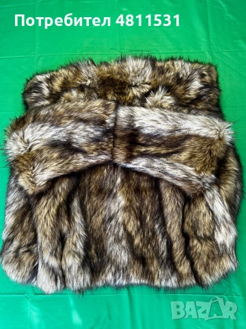Monki faux fur яке, снимка 4 - Якета - 54351250