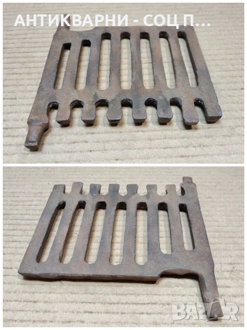 Стара Чугунена Скара За Стара Печка. / НОМЕР 1771., снимка 6 - Антикварни и старинни предмети - 54001912