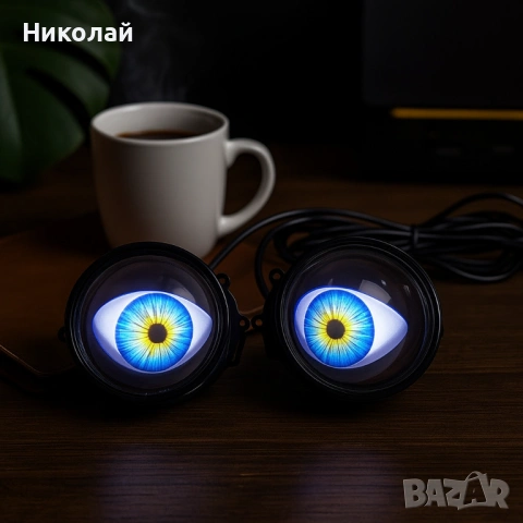Комплект 3D LED очи – дневни светлини за автомобили, снимка 6 - Аксесоари и консумативи - 53255539