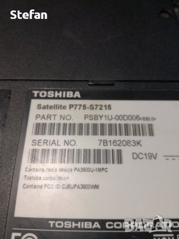 Toshiba Satellite P775, снимка 3 - Лаптопи за дома - 42757214