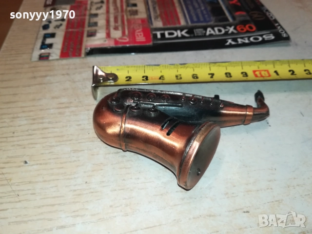САКСОФОН-ЗАПАЛКА ЗА КОЛЕКЦИЯ 2508251904, снимка 6 - Антикварни и старинни предмети - 51487147