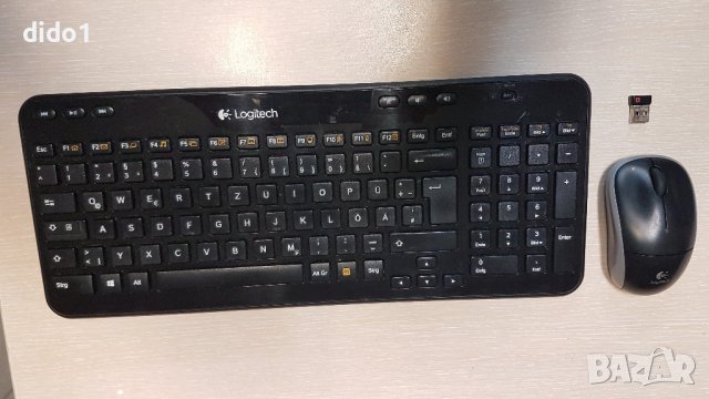Безжични клавиатура и мишка Logitech употребявани
