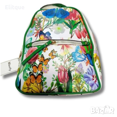 Интересна дамска чанта тип раница, снимка 3 - Раници - 52854001