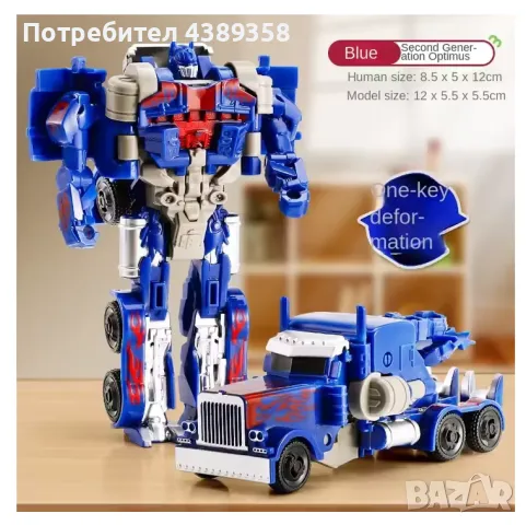 Детска играчка трансформърс, снимка 3 - Коли, камиони, мотори, писти - 49130868