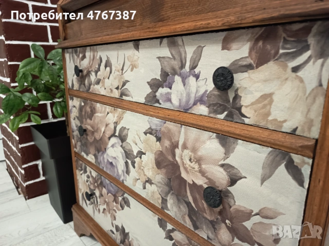 Реставрирано писалище, снимка 4 - Шкафове - 53918958