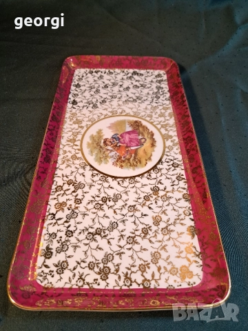 немско порцеланово плато Ромео и Жулиета 27/2, снимка 4 - Сервизи - 51467154