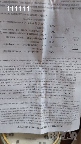 Домофон в кутия и с гаранциона карта за колекционери , снимка 5 - Други ценни предмети - 36708314