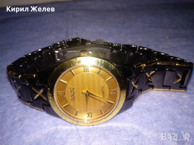 RADO QUARTZ КВАРЦОВ РЪЧЕН ЧАСОВНИК ЕЛЕГАНТЕН МОДЕЛ с ВЕРИЖКА 26851, снимка 3 - Мъжки - 40443781