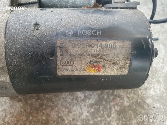 Стартер за бмв е30 е34 е36 Z3 m40 m42 m43 m44 m50 m52 Bosch 0986014900, снимка 3 - Части - 42033161