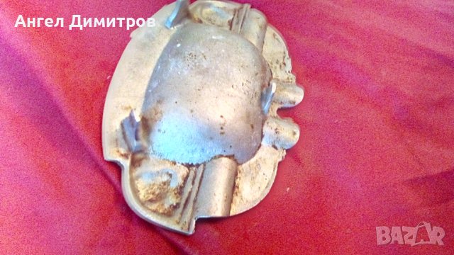 Страхотен калаен пепелник , снимка 7 - Антикварни и старинни предмети - 37392645