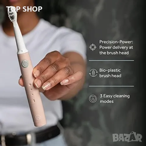 Нова Електрическа звукова четка Премахване плака петна Грижа Устна Хигиена, снимка 6 - Тримери - 49239126