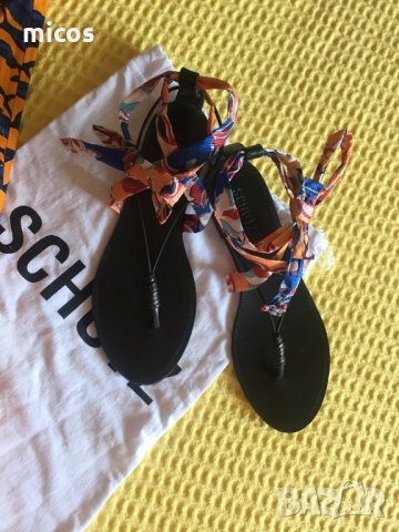 80 лв до 30.07!SCHUTZ,маркови ест,кожа сандали , снимка 6 - Сандали - 33729563