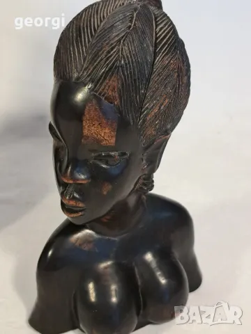 африкански статуетки дърворезба абанос  20/3, снимка 10 - Статуетки - 47795373