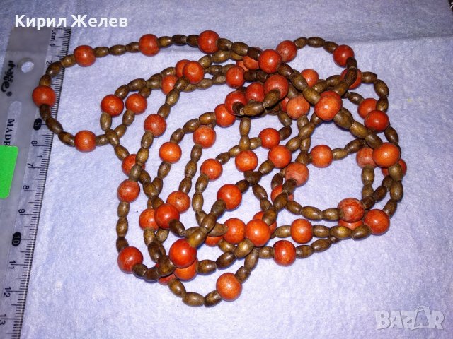 ВИНТИДЖ - АРТ КОЛИЕ от ЮВЕЛИРНО ОБРАБОТЕНО ДЪРВО 34715, снимка 6 - Колиета, медальони, синджири - 39141583