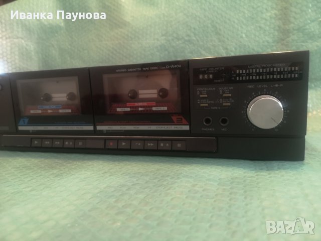 продавам stereo cassette deck HITACHI  D-W 400, снимка 2 - Декове - 42767029