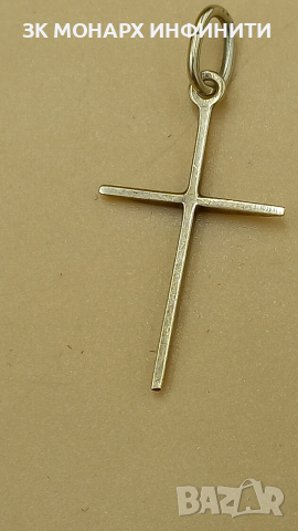 Златен кръст, снимка 3 - Колиета, медальони, синджири - 52710217