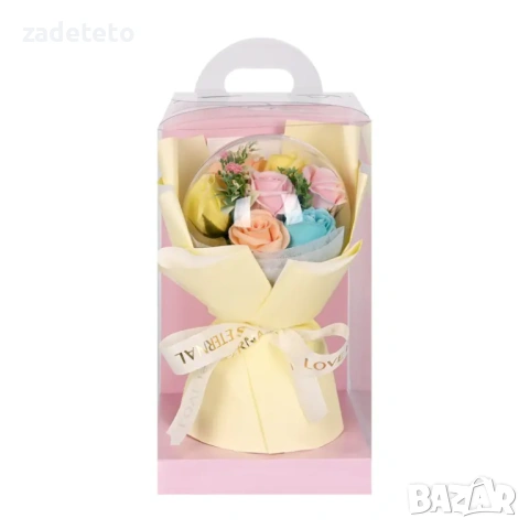 Букети от сапунени рози, снимка 3 - Подаръци за жени - 53221819