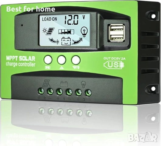 60A MPPT соларен контролер за зареждане, 12V/24V