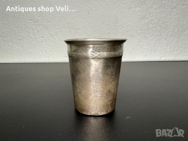 Сребърна чаша №5093 , снимка 2 - Други ценни предмети - 44294380