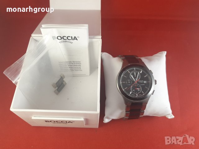 Часовник  Boccia, снимка 3 - Мъжки - 37432325