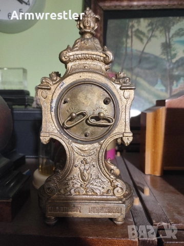 Стар Механичен Часовник с Махало, снимка 3 - Антикварни и старинни предмети - 52108382